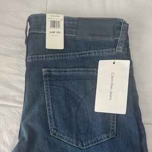 Calvin Klein Men's Slim Jeans - Dark Blue